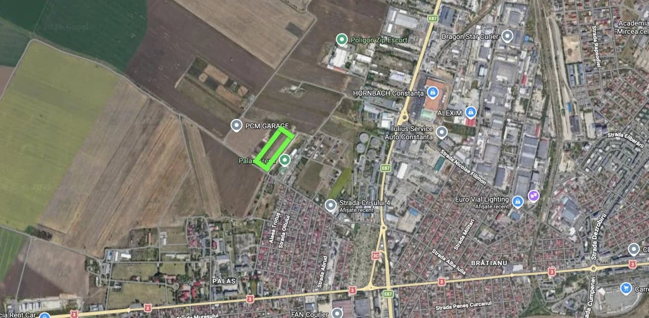 ZONA INDUSTRIALA | TEREN 9500 MP | POSIBILITATE 1.9 HA
