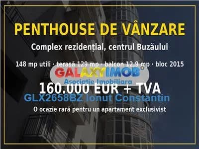Penthhouse de vanzare, centrul Buzaului