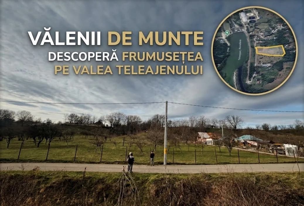 Teren intravilan  Vălenii de Munte – 9.123 mp | D 45 ml |posibilitate lotizare