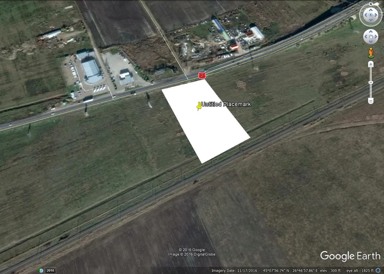 Teren Intravilan 10.889 mp – Deschidere 70 ml la E85, Buzău – Locație Strategic