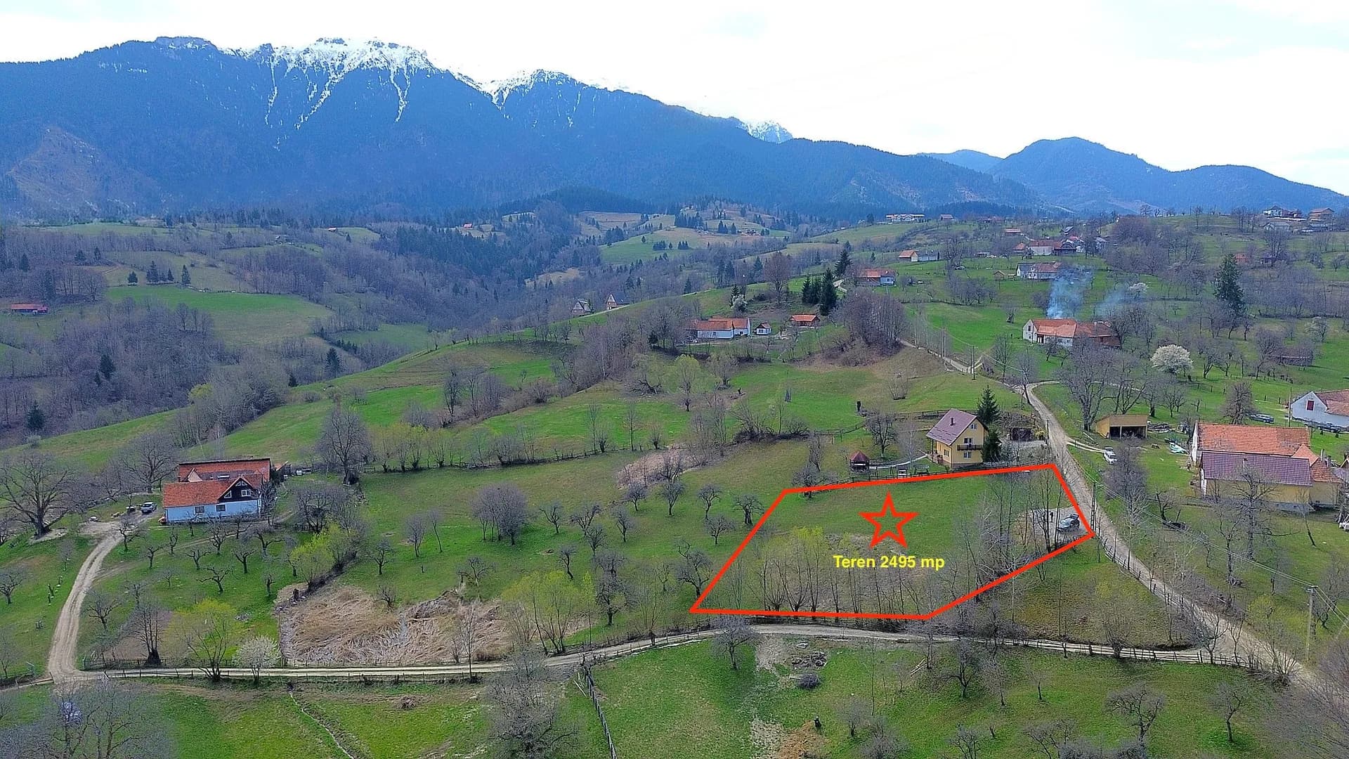 TEREN 2.495 MP | BRAN – SOHODOL | VEDERE PANORAMICĂ SPRE BUCEGI