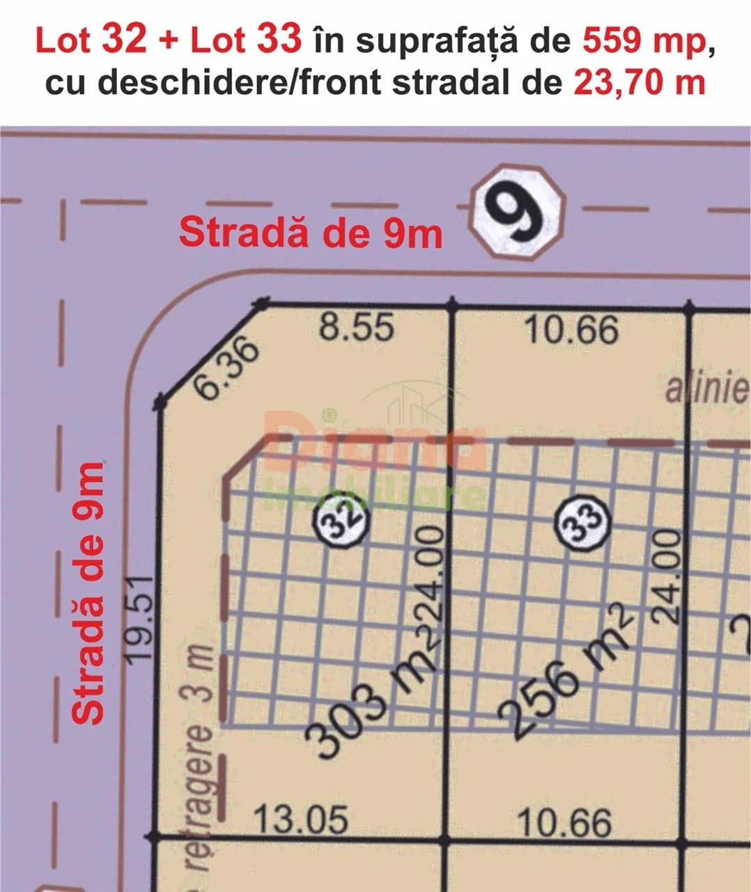 Vând teren intravilan pentru casa TA în Sibiu, str Viile Sibiului.