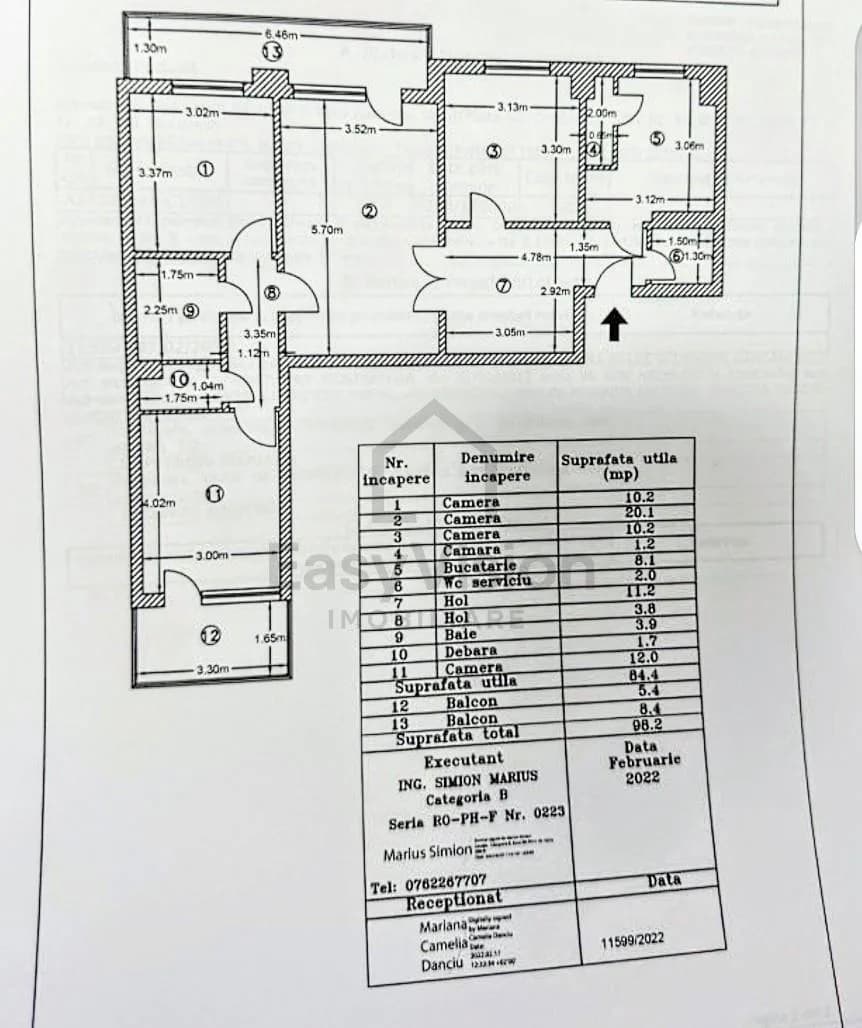 Apartament 4 Camere | Bd. Ramnicu Sarat | 98 mp | Etaj 5/10 | Sector 3