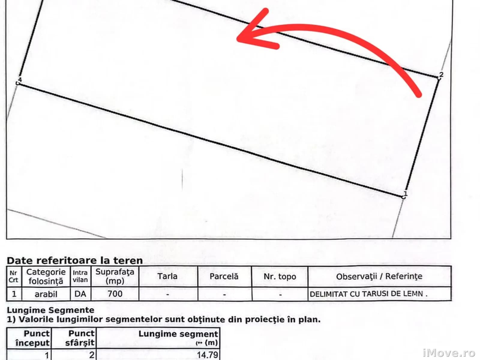 Teren intravilan comercial de vânzare situat în Livada de Bihor