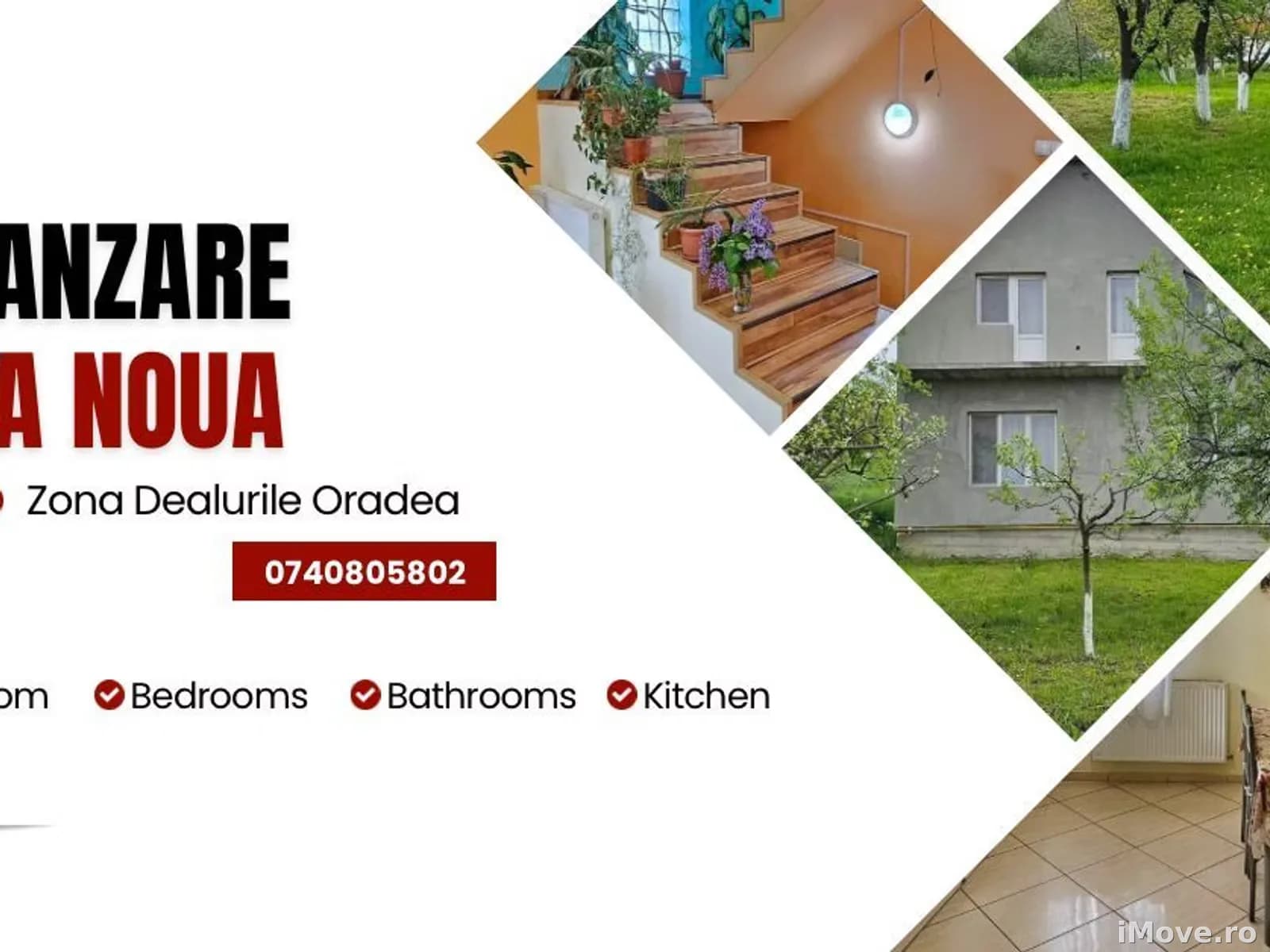 Casa noua de vanzare, zona Dealurile Oradea
