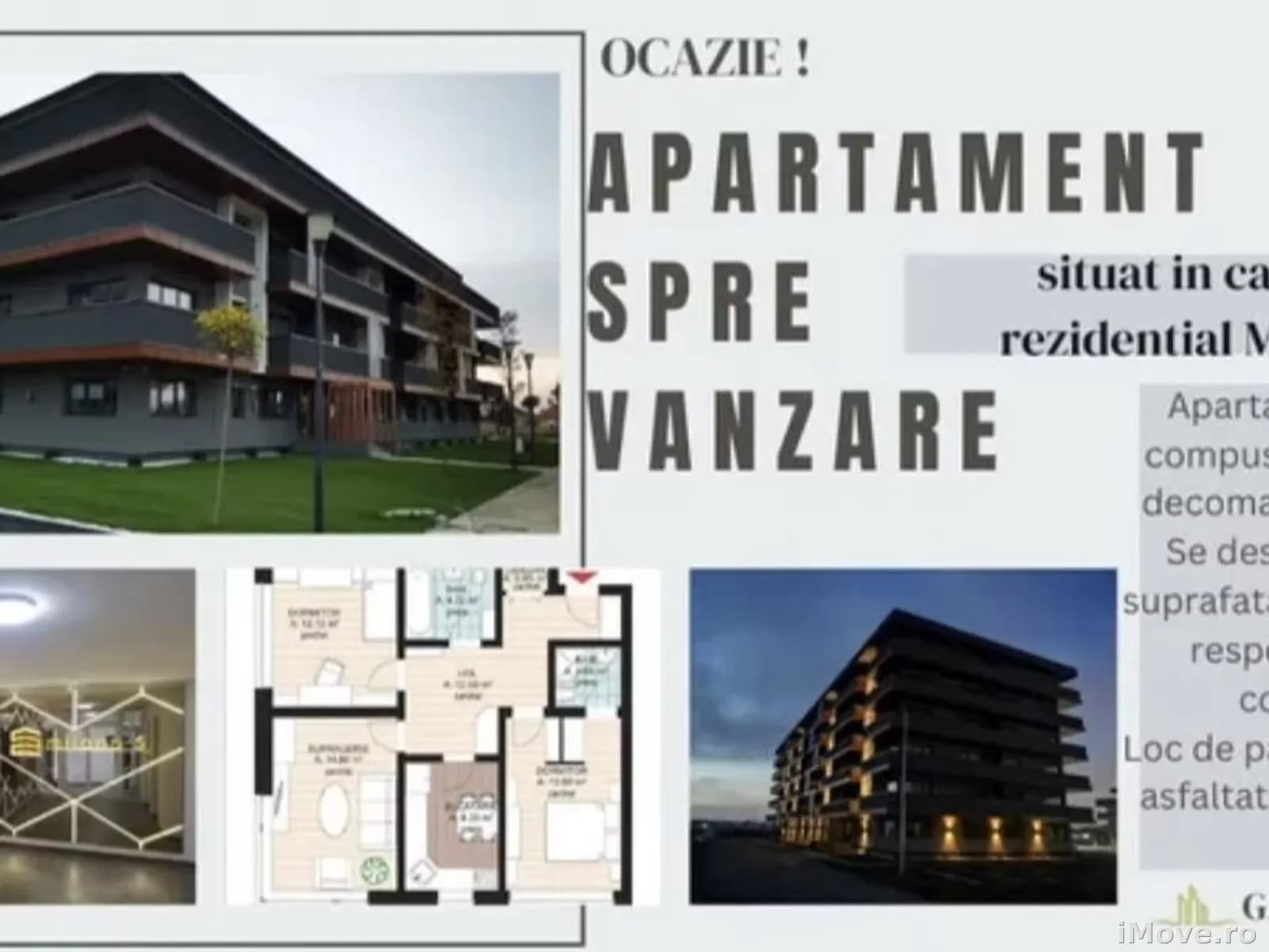 Ocazie! Apartament nou in bloc nou! Doar 1400 euro/mp