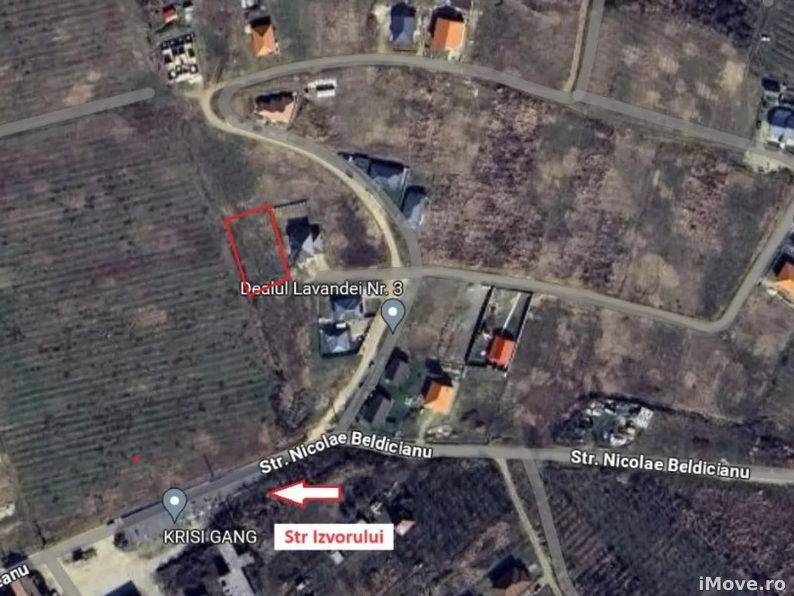 Teren intravilan, 949 mp, Paleu, zona N. Beldiceanu, Str. Liliacului.