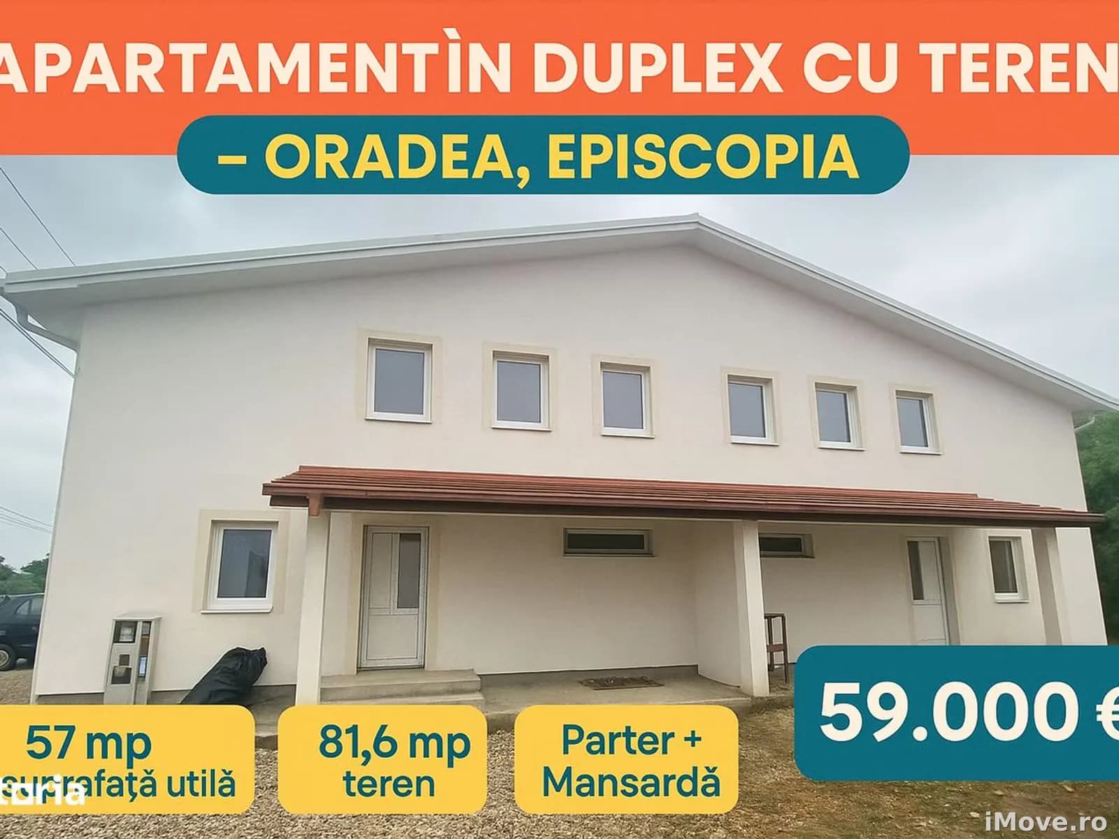 Apartament la Casă , Parter +Etaj, Episcopia