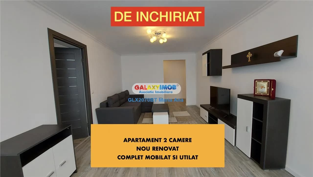 Inchiriere apartament 2 camere, recent renovat, Octav Onicescu!