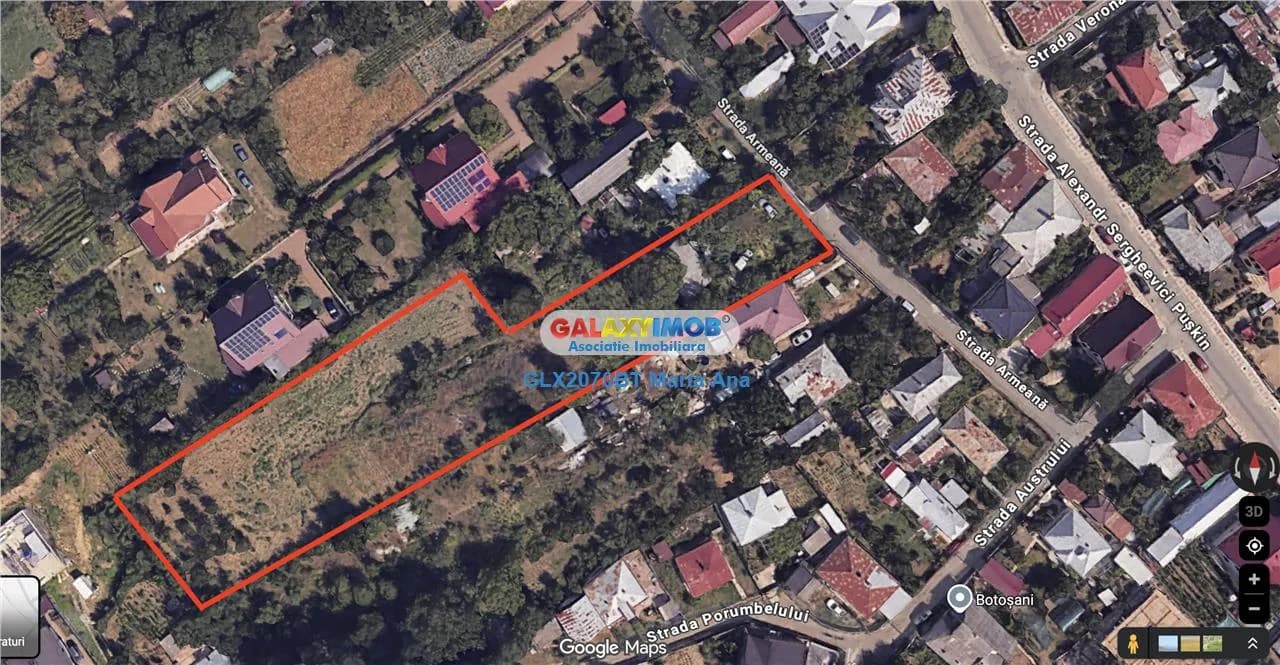 Exclusivitate: Teren Intravilan 3.862 mp. municipiul Botosani!
