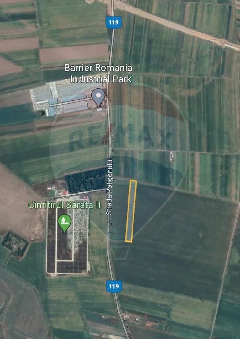 Teren Sarata/ Bacau, Strada Poligonului 10.000mp, INTRAVILAN
