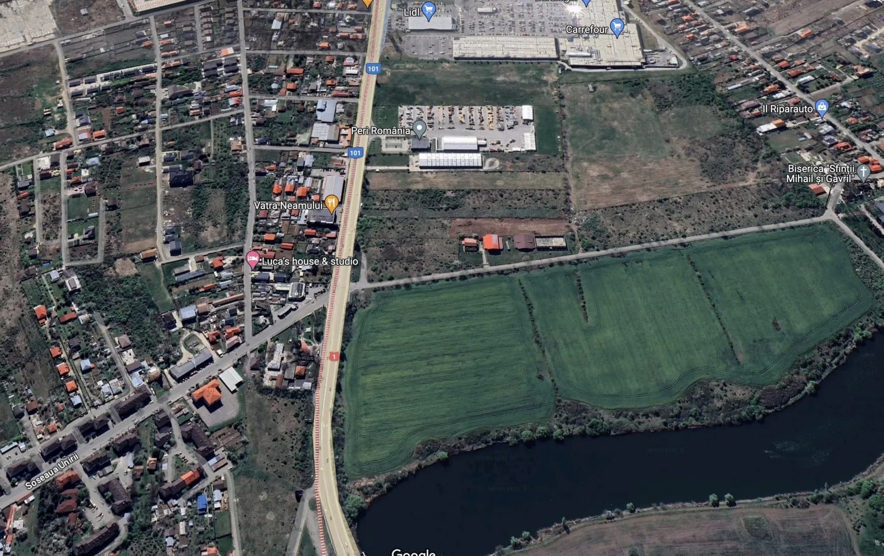 Hornbach, BALOTESTI-Teren posibilitate loturi 700, 1000 mp