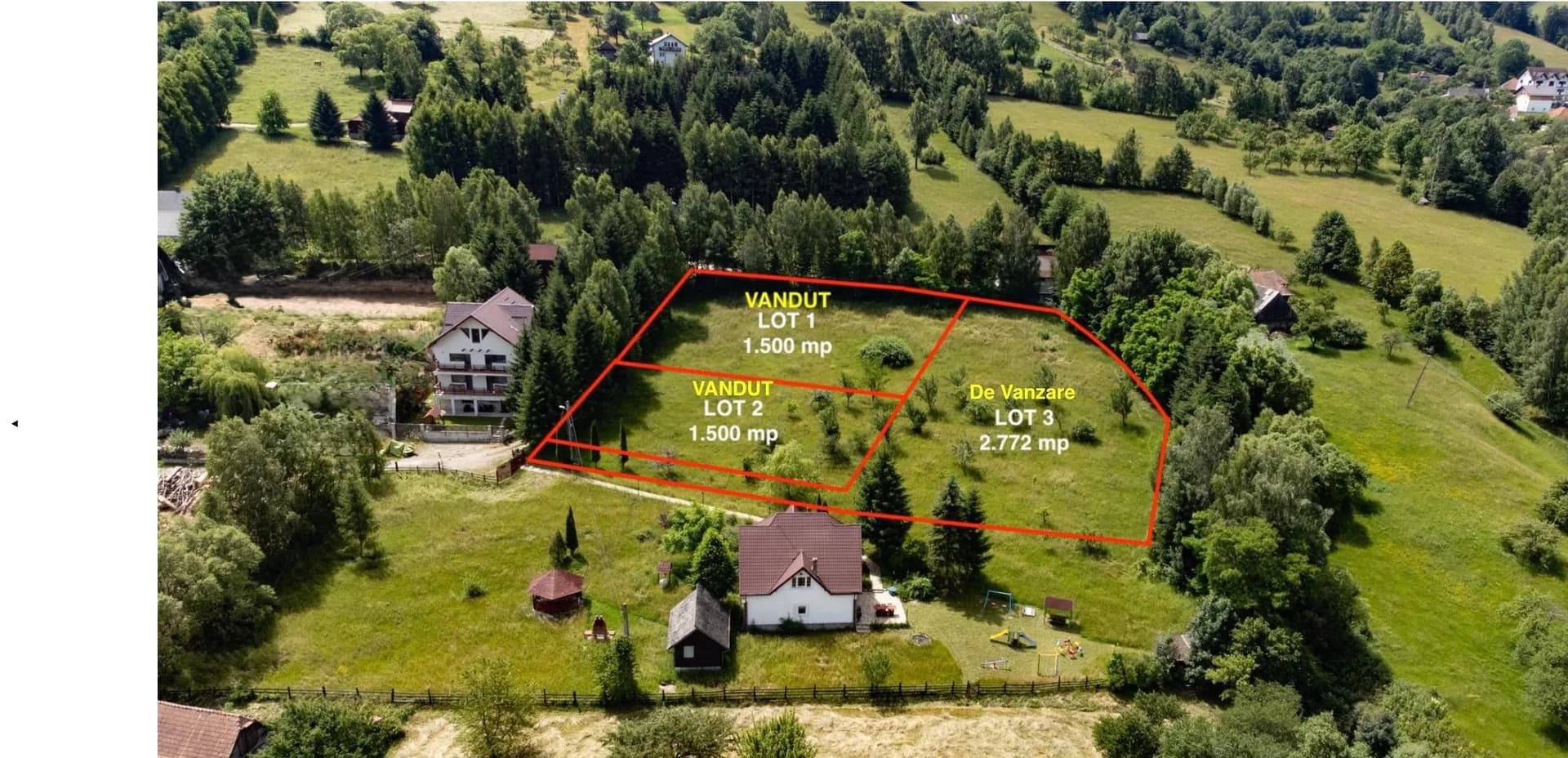 Teren intravilan Bran 2.772 mp | Vedere Piatra Craiului | Potrivit pentru cabane