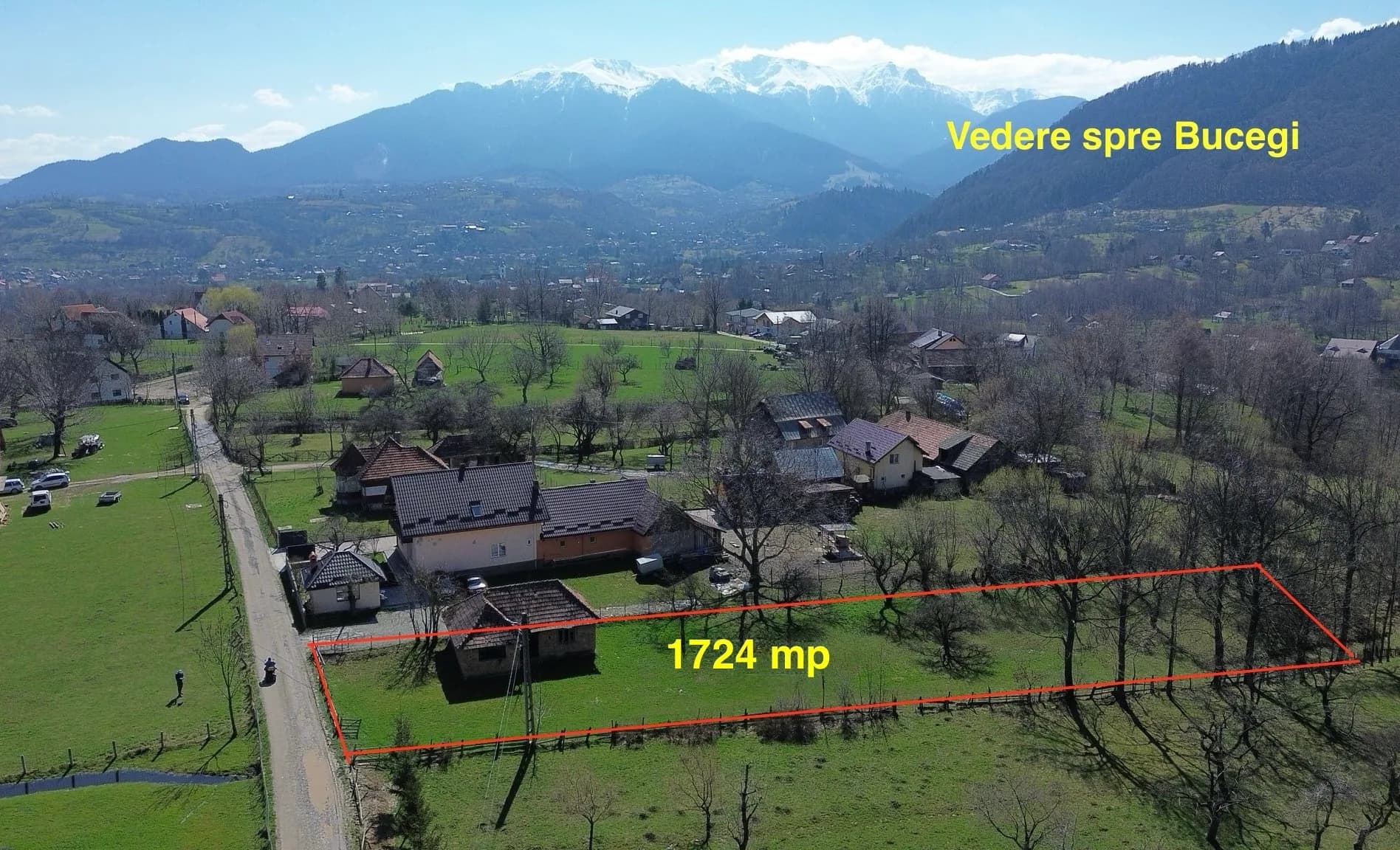 Teren 1.742 mp Bran Predeluț | utilități | 21 m front stradal