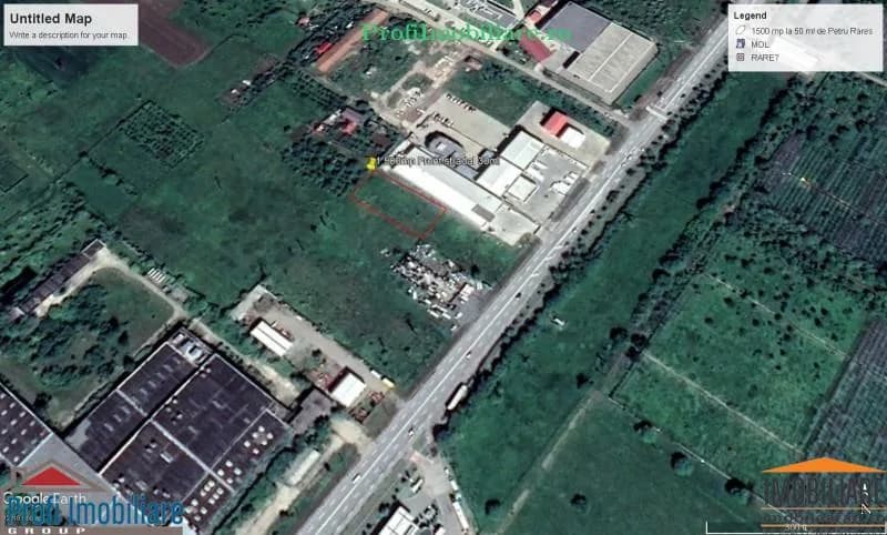 Teren 1.500mp pentru constructii comerciale-industriale- Gradiste strada Petru Rares vizavi de Lidl