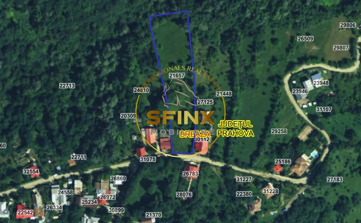Teren intravilan cu deschidere la parau in Breaza – Strada Primaverii