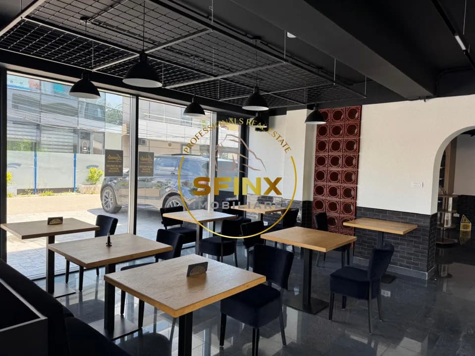Sp comercial | Zona de Nord | 350mp | Cu terasa | 12 locuri | Disponibil Imediat